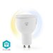 Bec LED Smart WiFi - reglare culoare lumina, GU10, Nedis